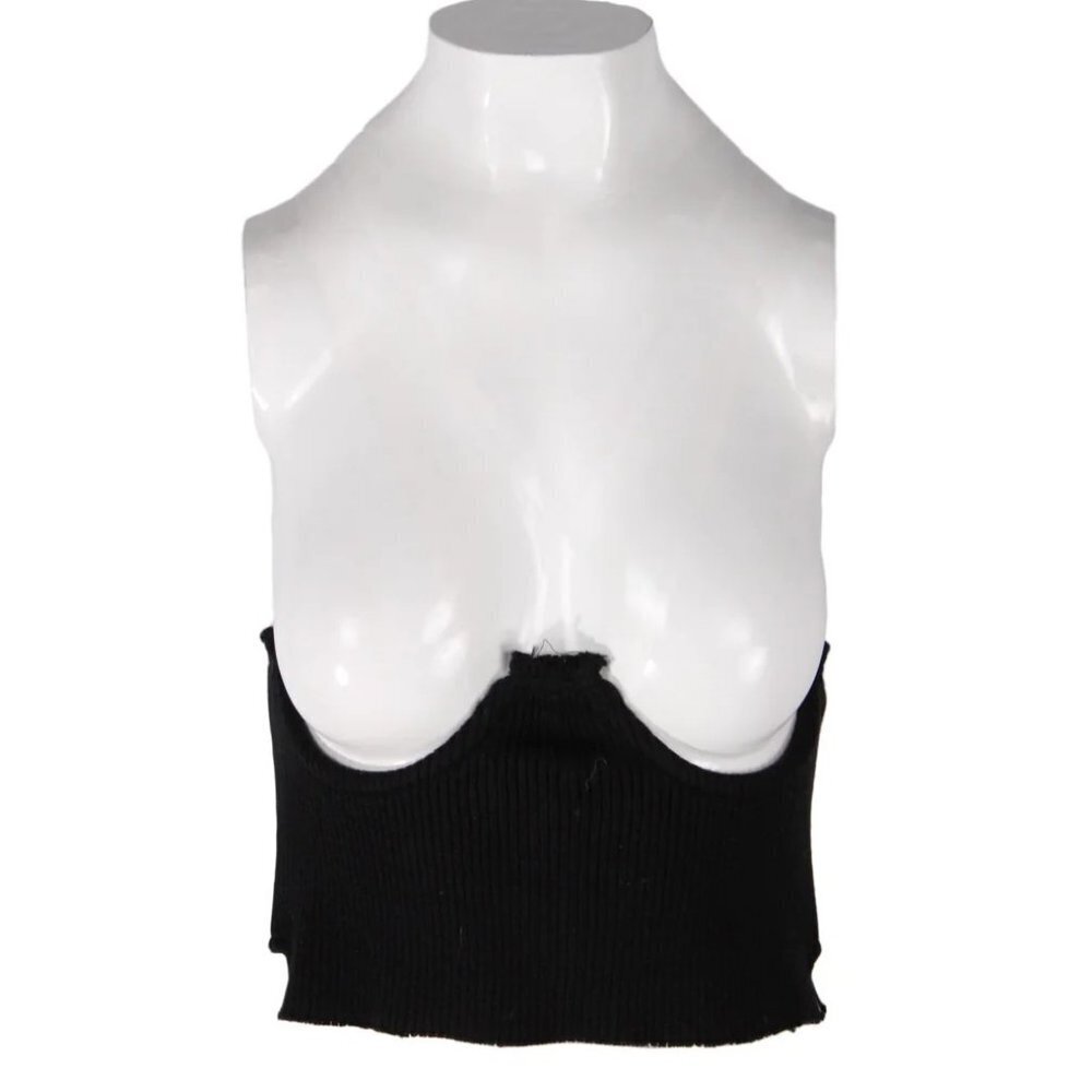 Orseund Iris Structured Underbust Ribbed Corset in Black One Size